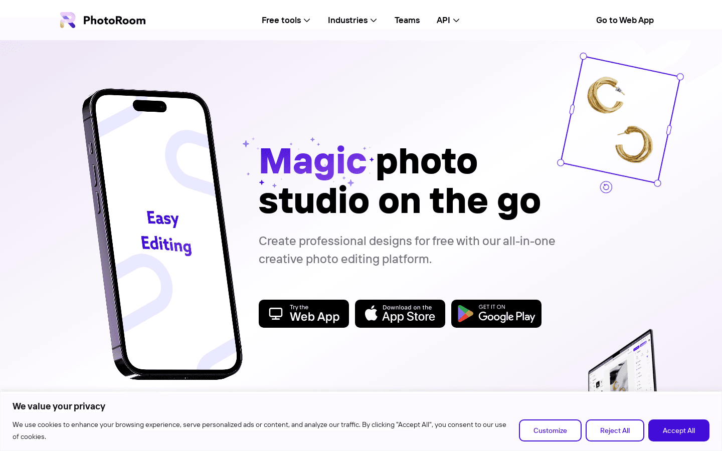 PhotoRoom preview