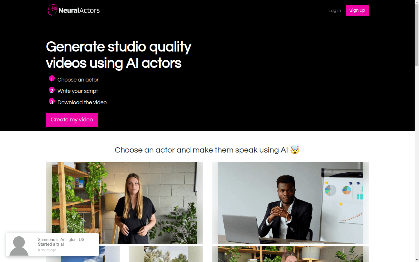 Neural Actors preview