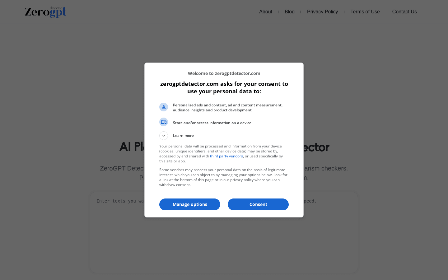 Zero gpt detector preview