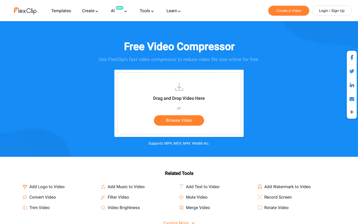Free Video Compressor preview