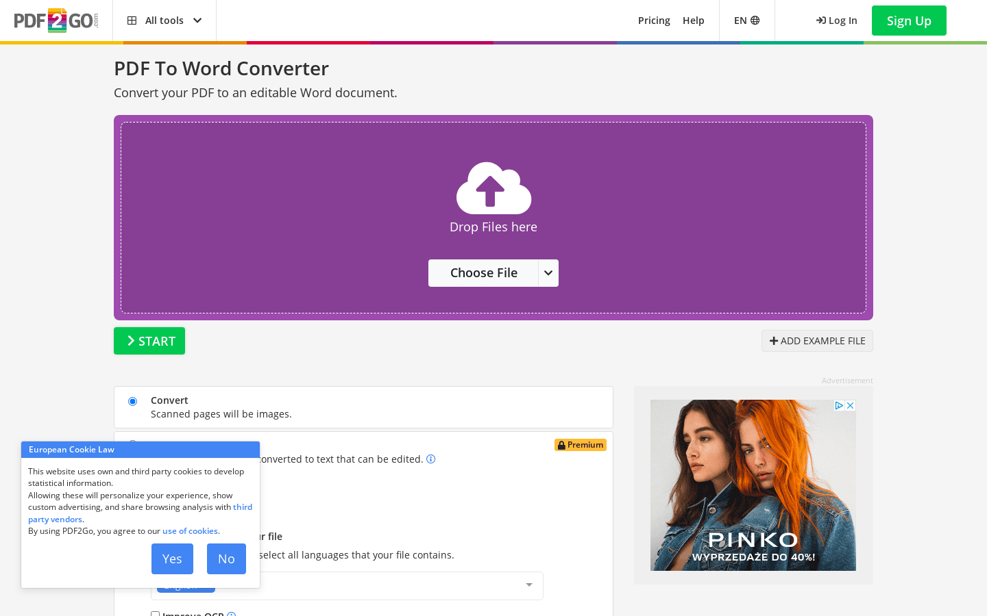 PDF To Word Converter preview