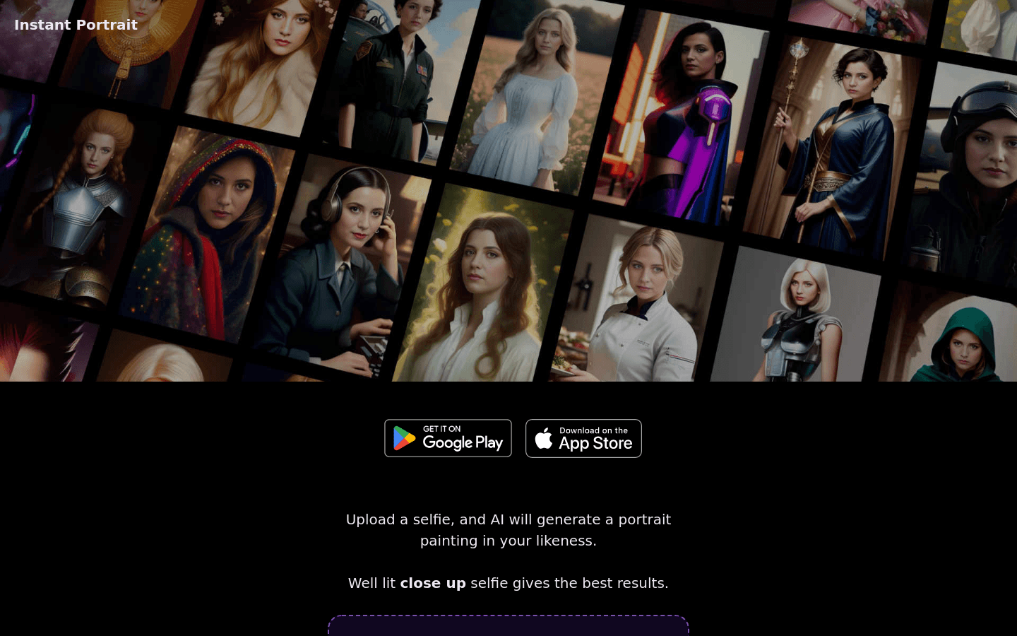 Instant Portrait preview