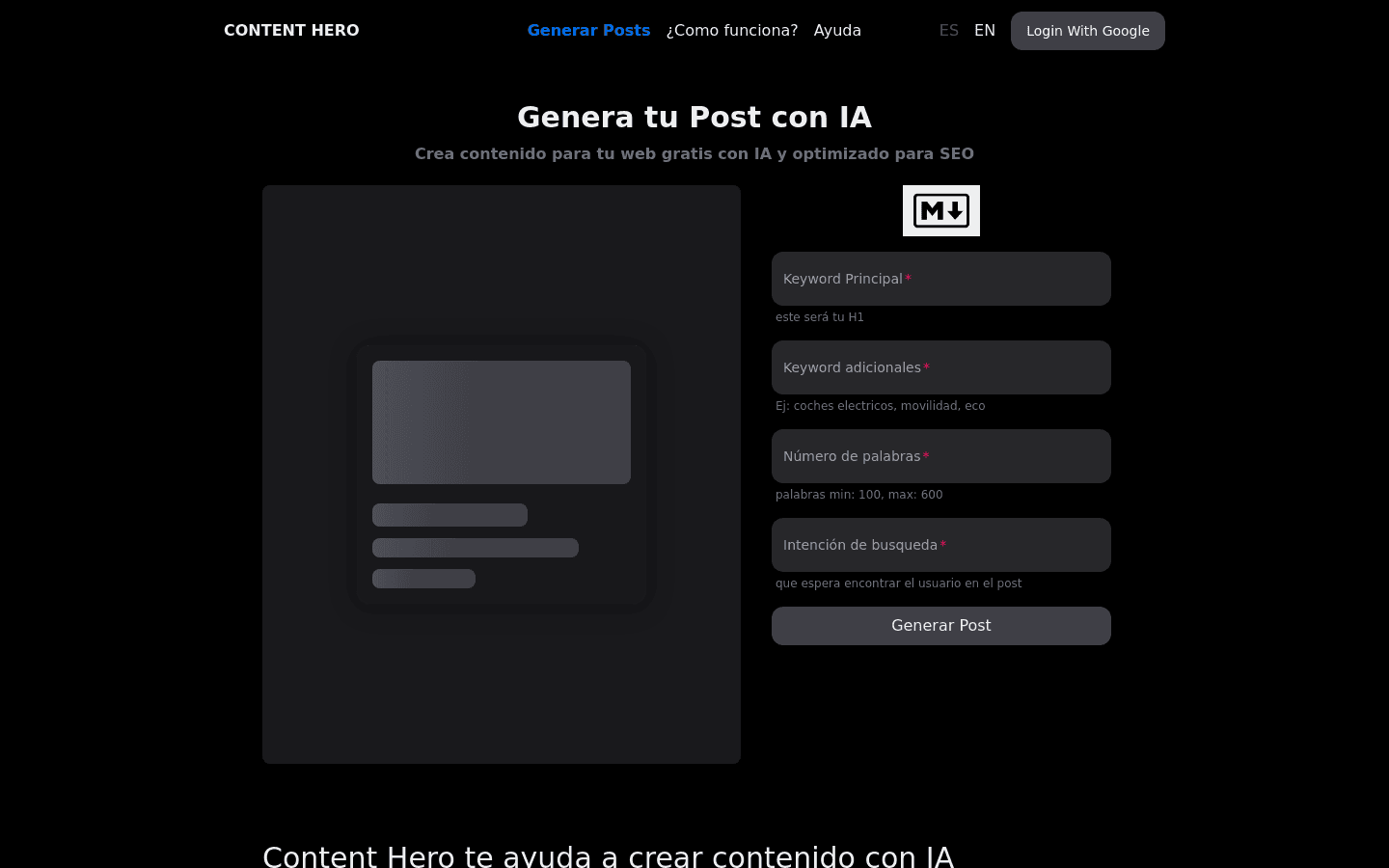CONTENT HERO preview
