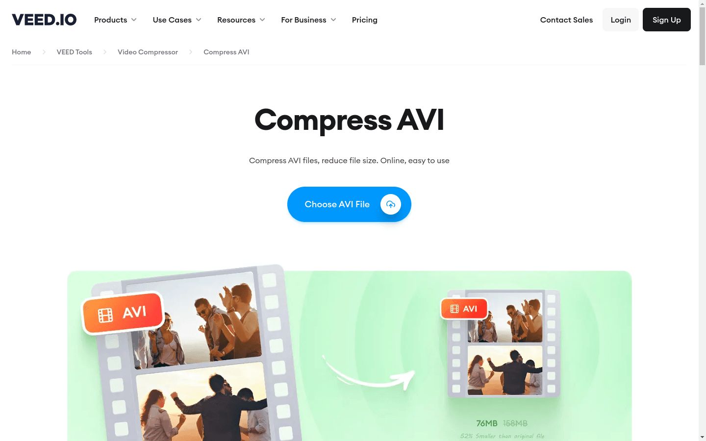 AVI Compressor preview