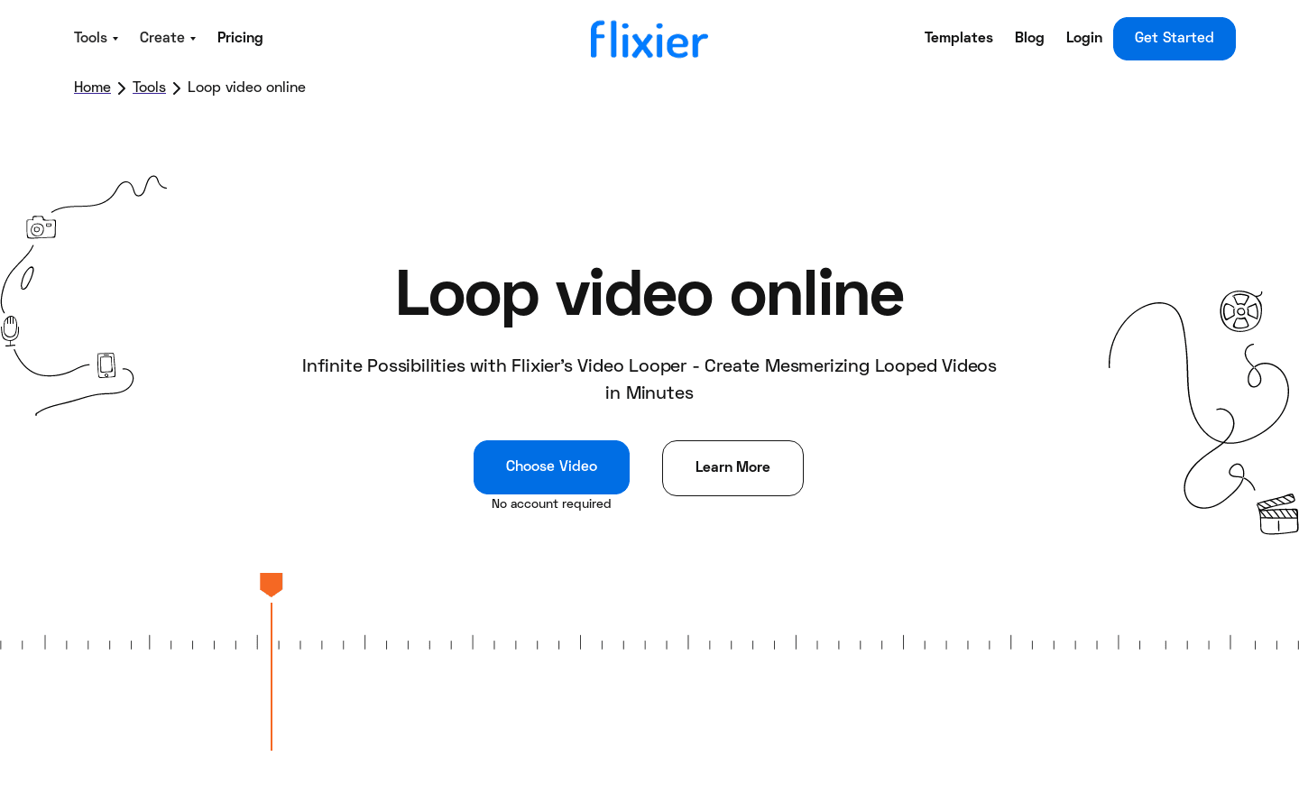 Loop video online preview