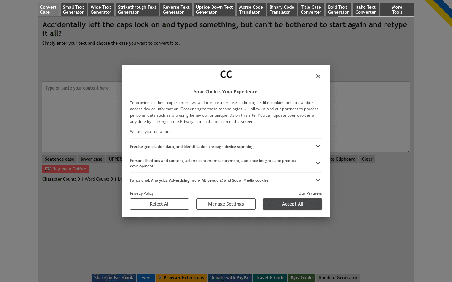Convert Case preview