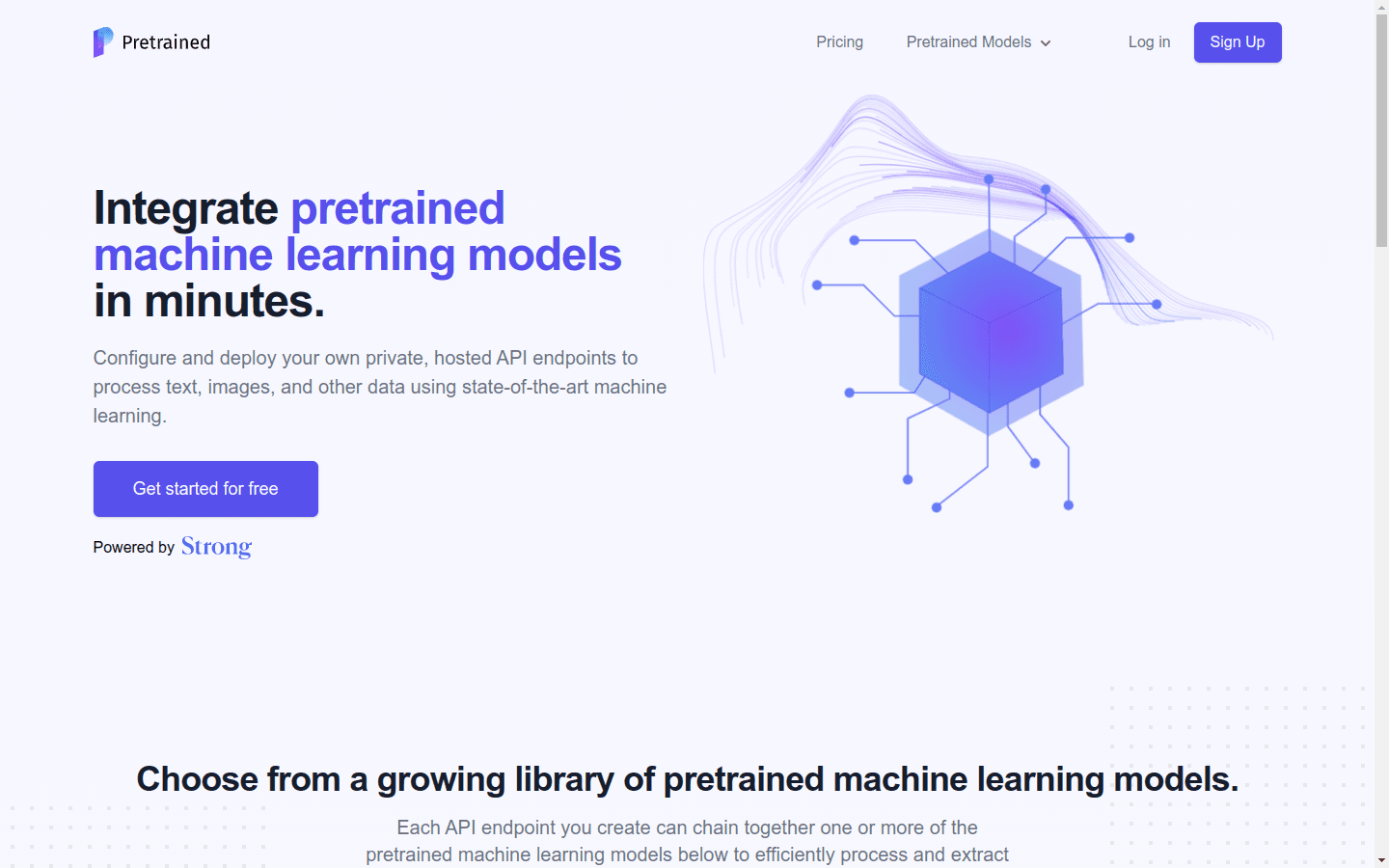 Pretrained.ai preview
