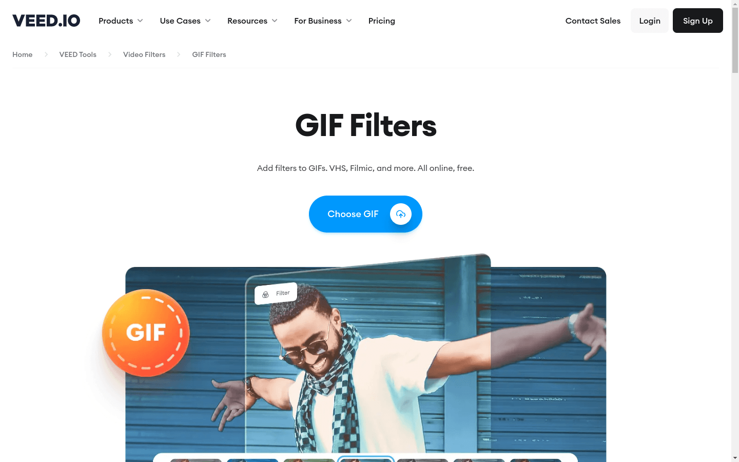 Animated GIF Filters preview