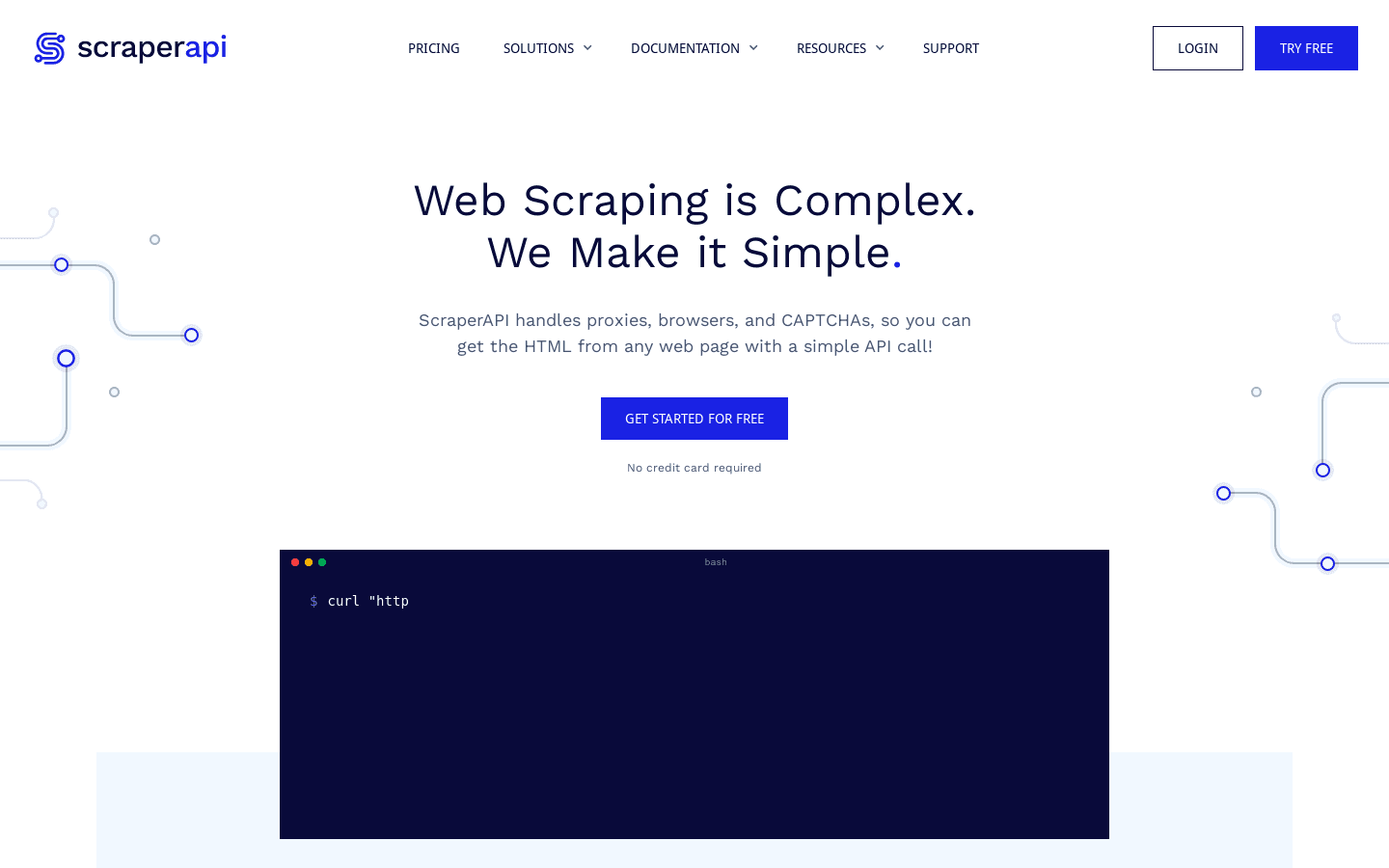 Proxy API for Web Scraping preview