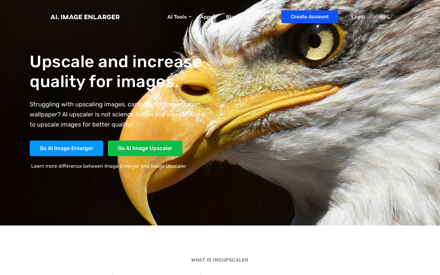 Image Upscaler preview