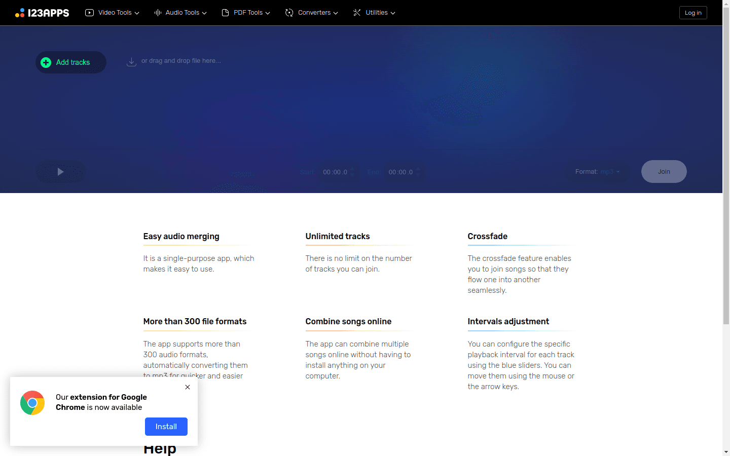 Audio Joiner preview