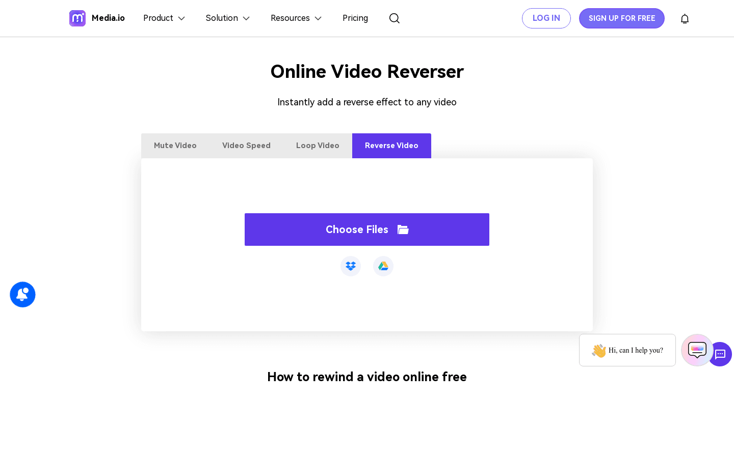 Reverse Video preview