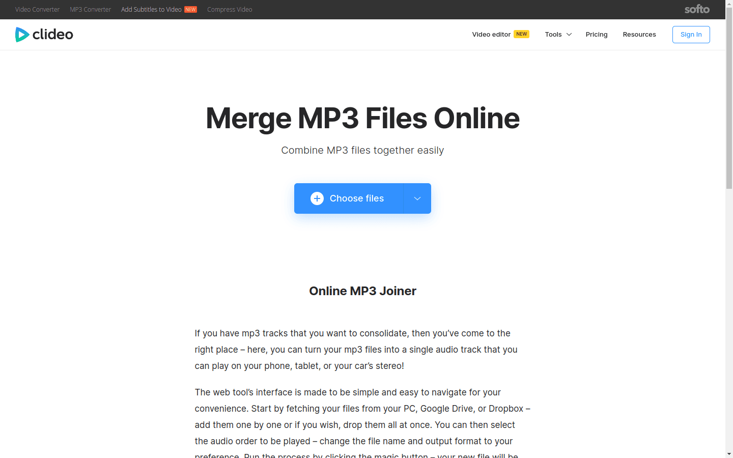 MP3 Joiner preview
