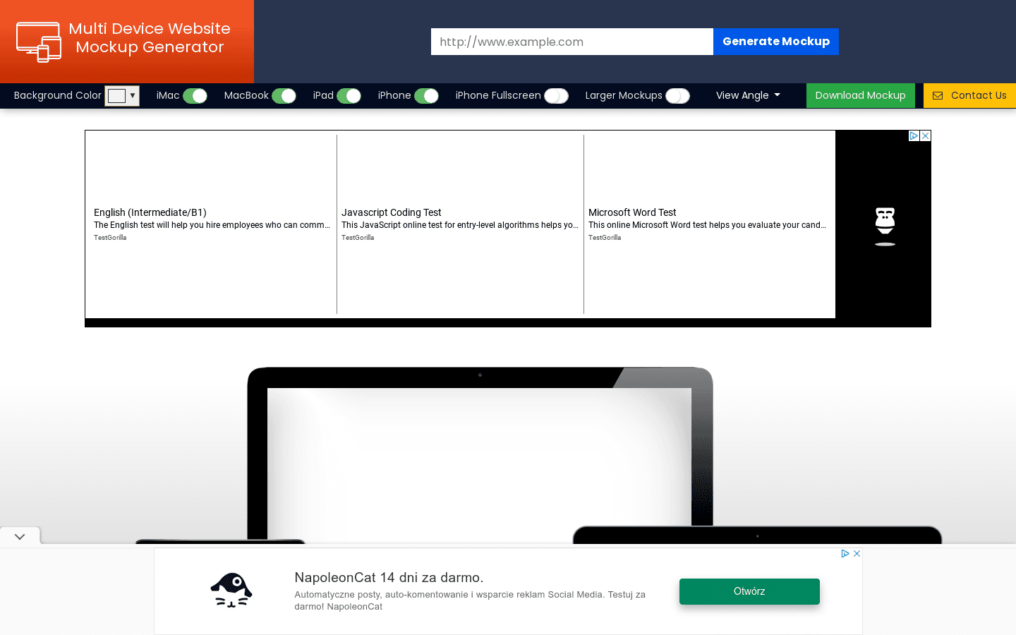 Multi Device Website Mockup Generator preview
