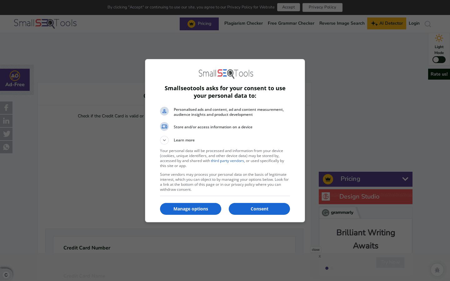 Credit Card Validator preview