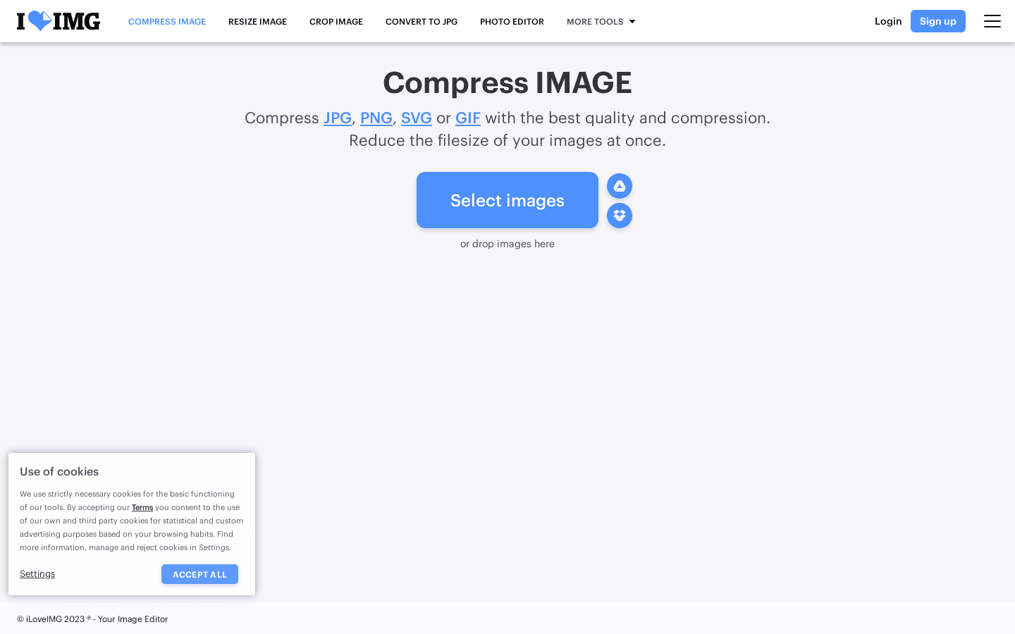 Compress IMAGE preview