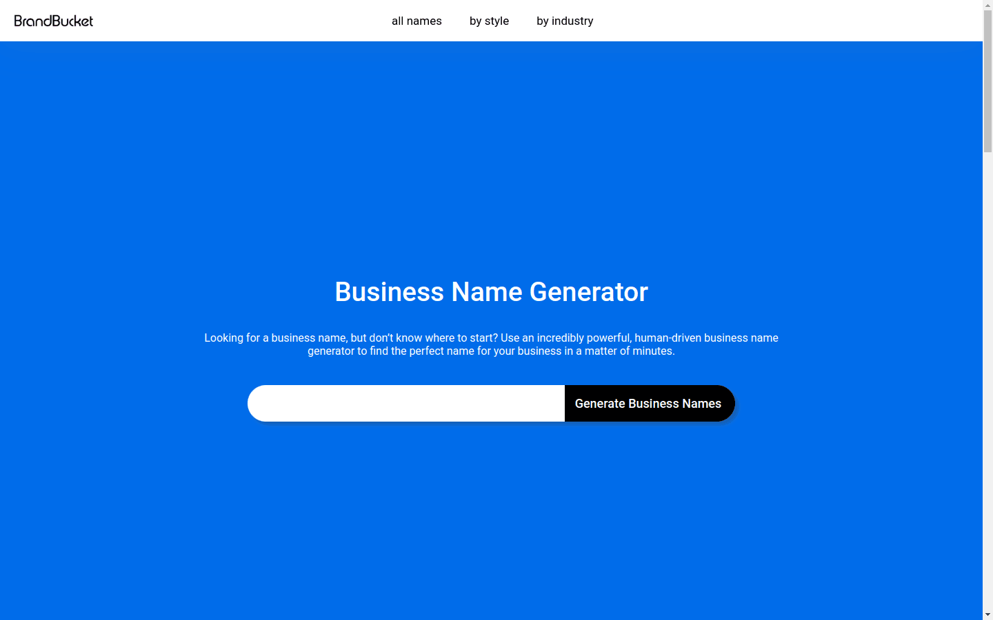 Business Name Generator preview