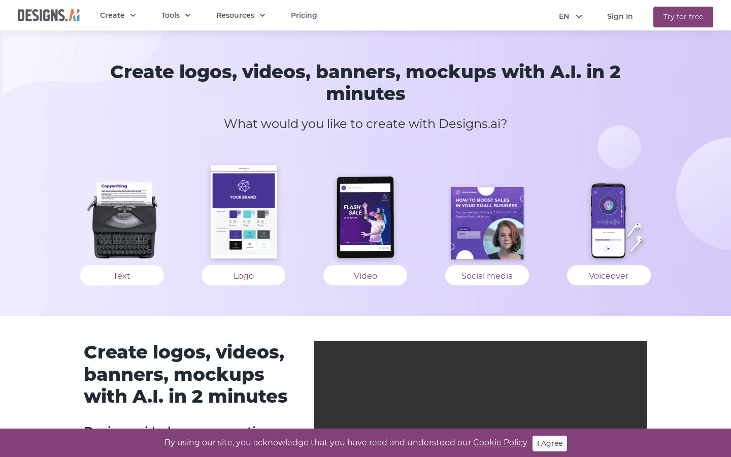 Designs.ai preview