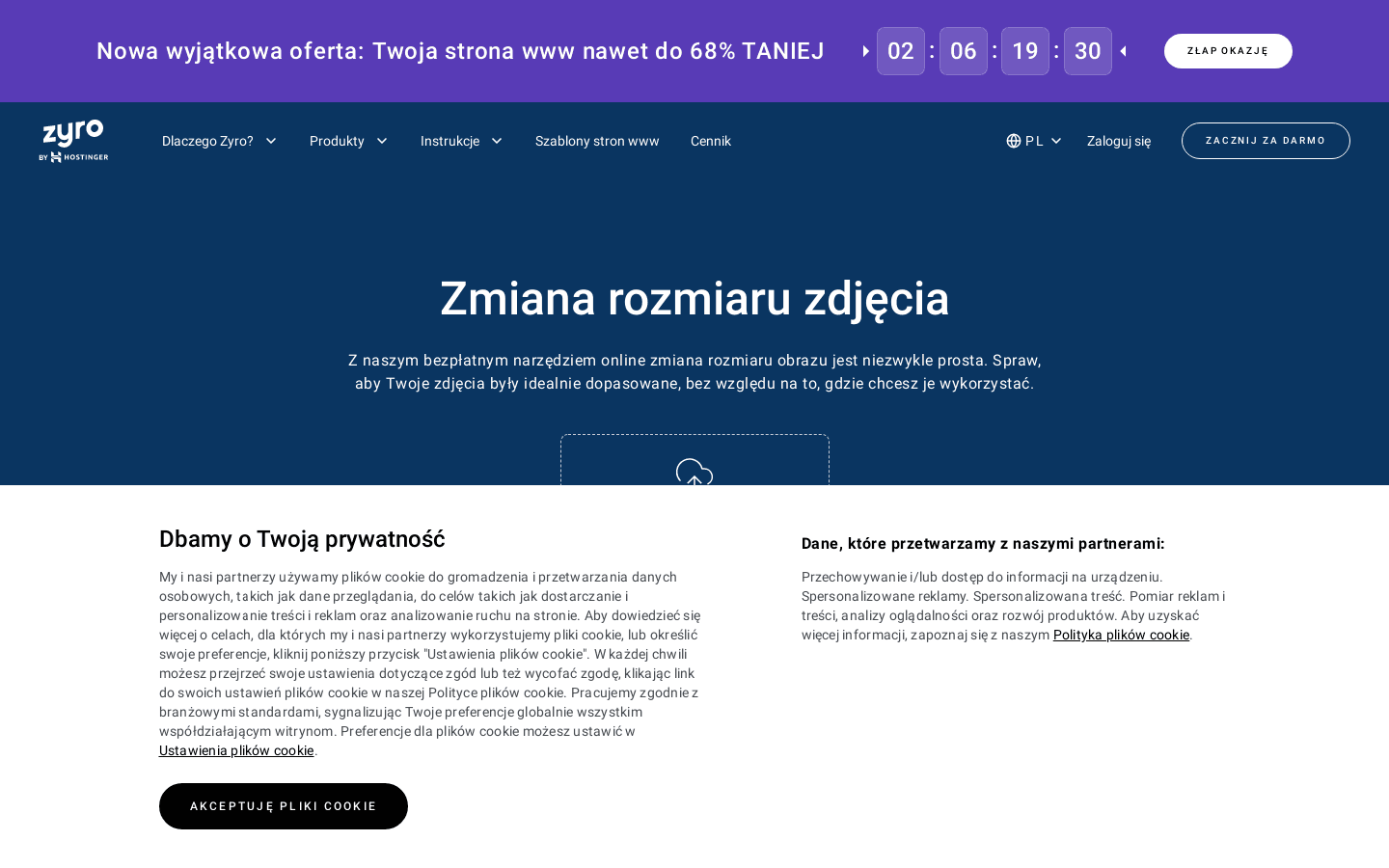 Image resizer preview