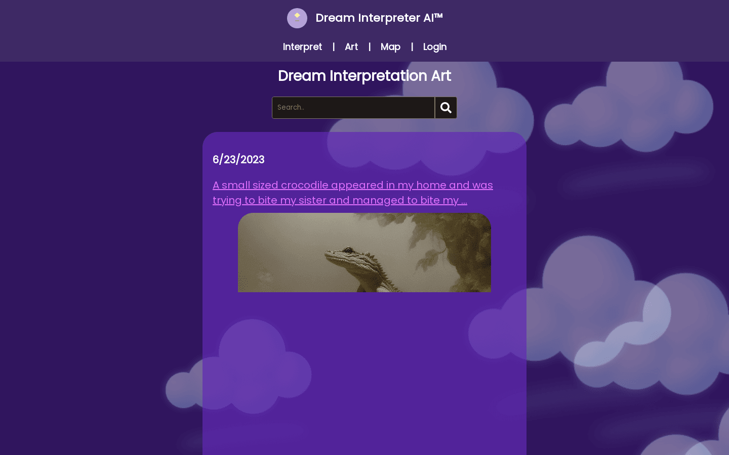 Dream Interpreter AI preview
