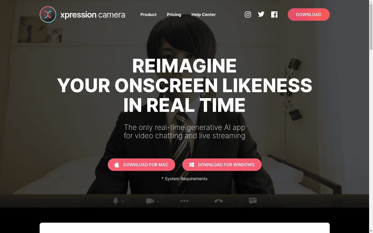 Xpression Camera preview