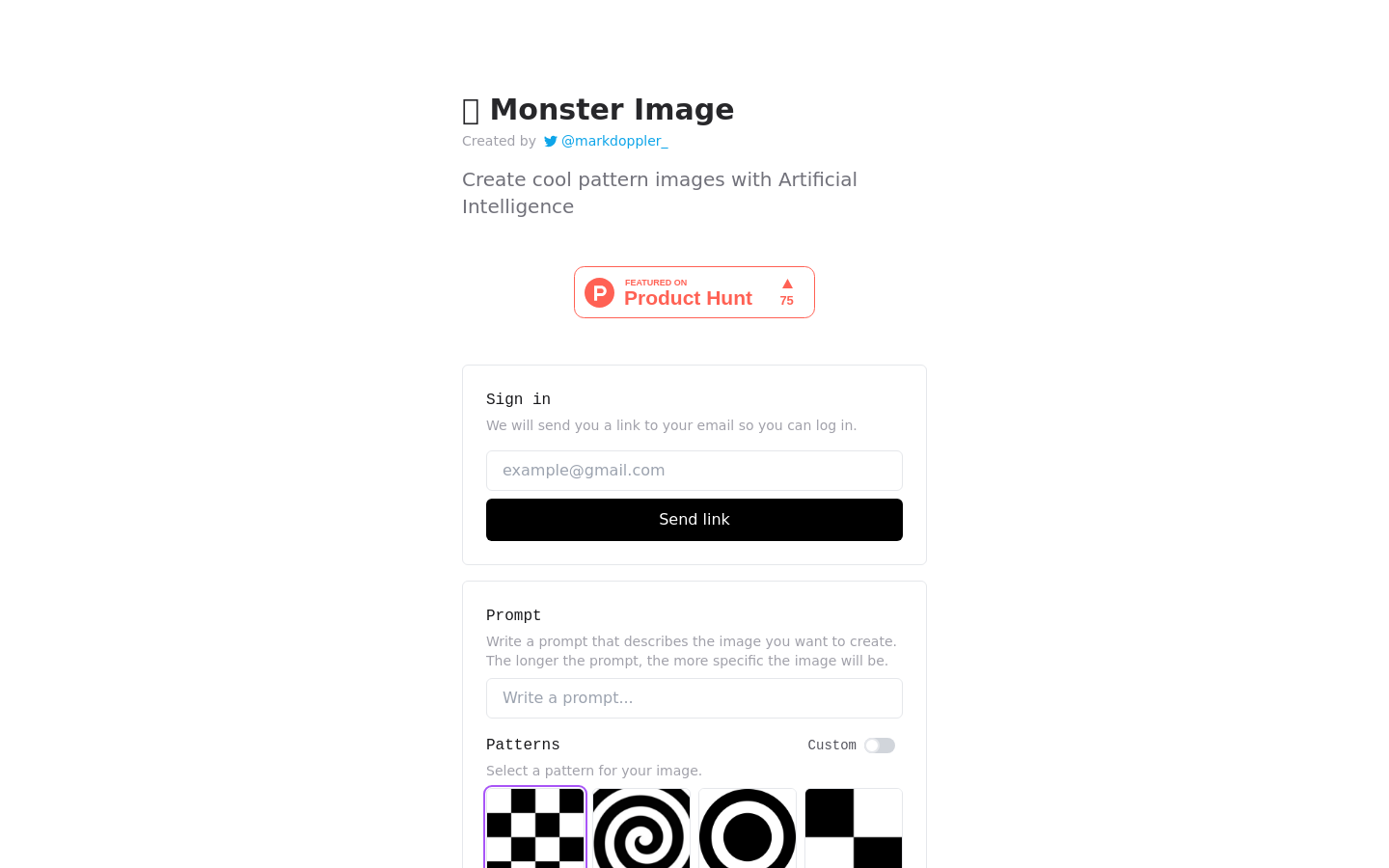 Monster Image AI preview