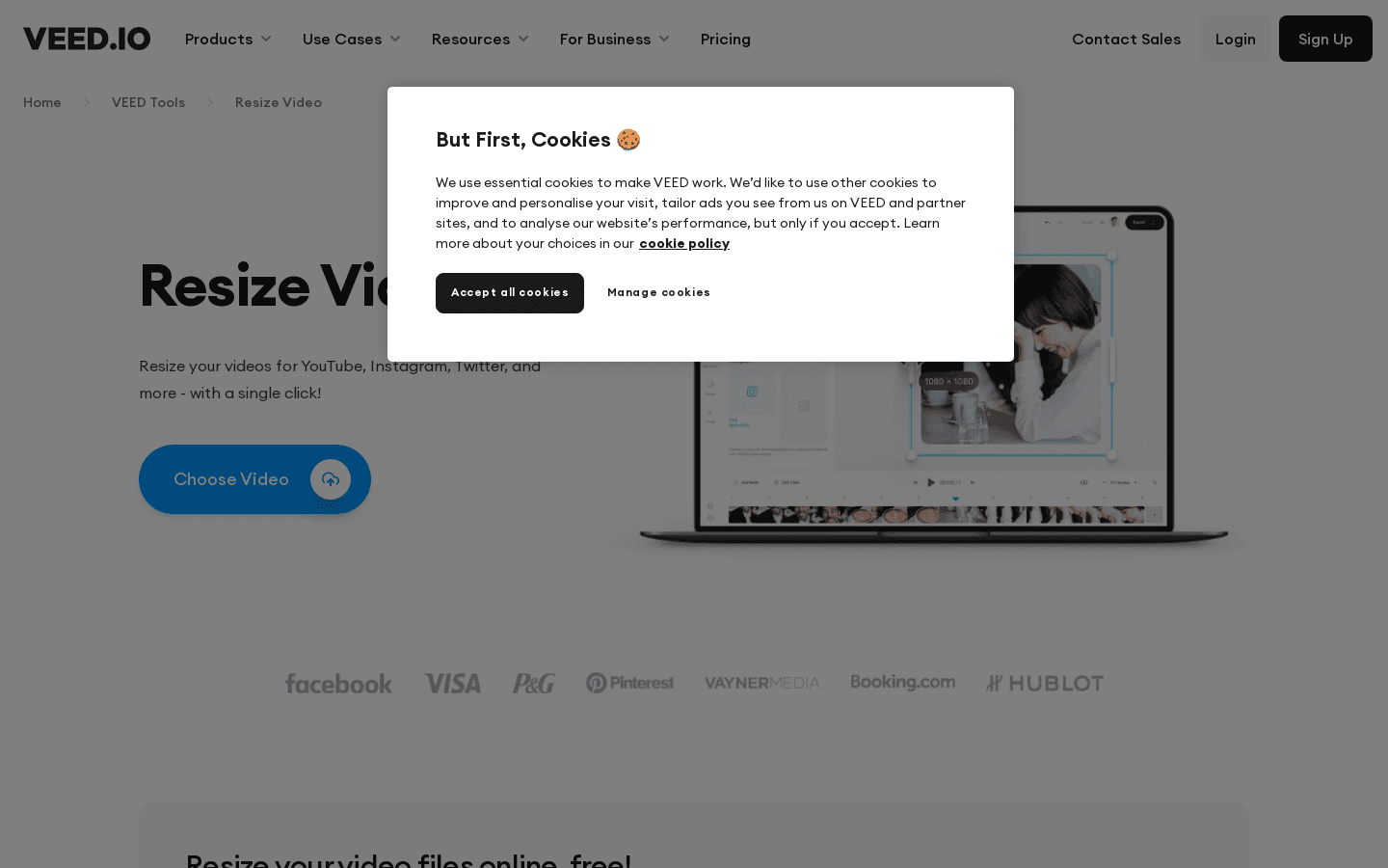 Resize Video preview