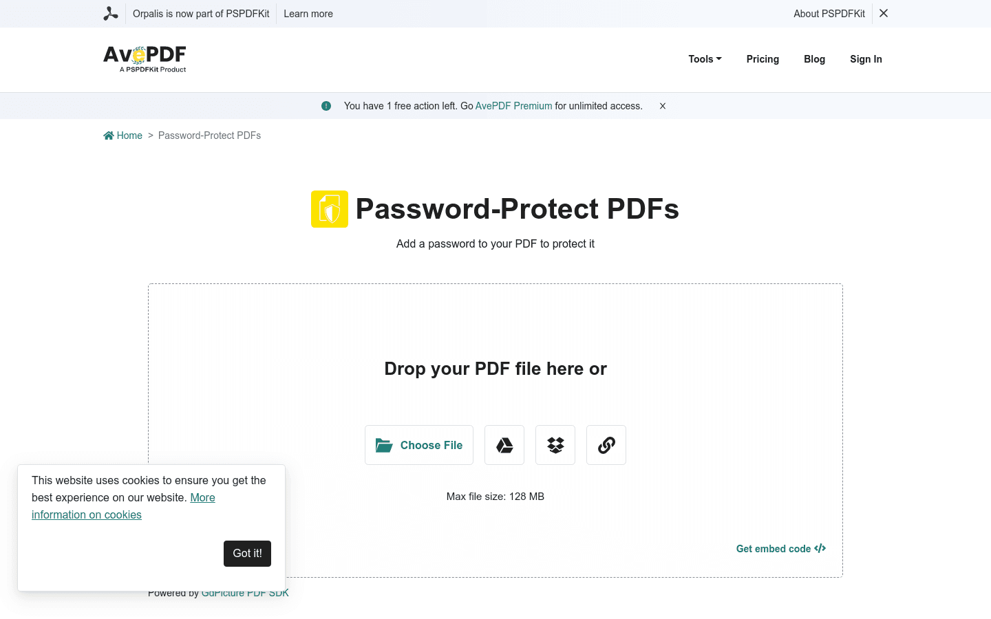 Protect PDF preview