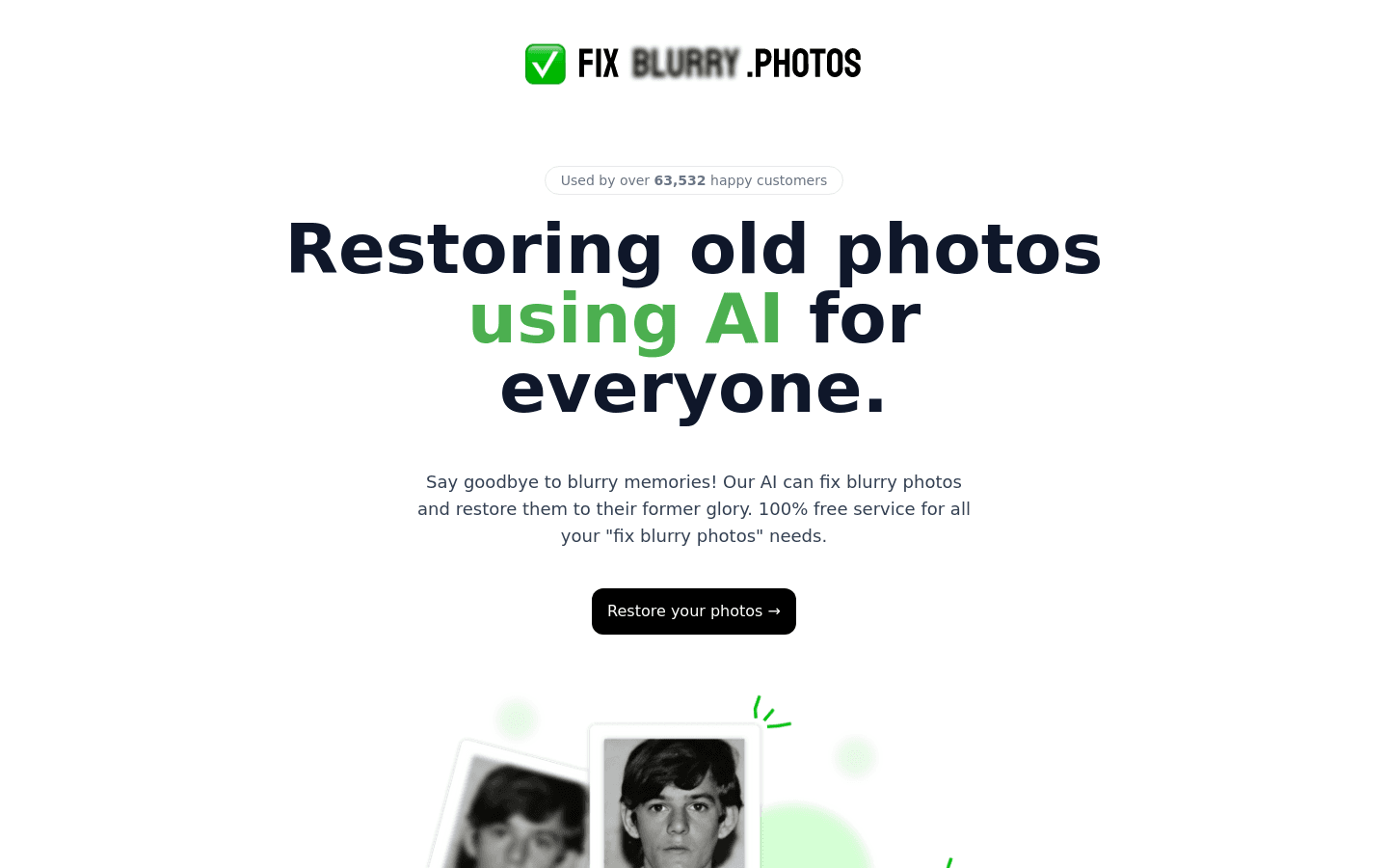 Restore Photos preview