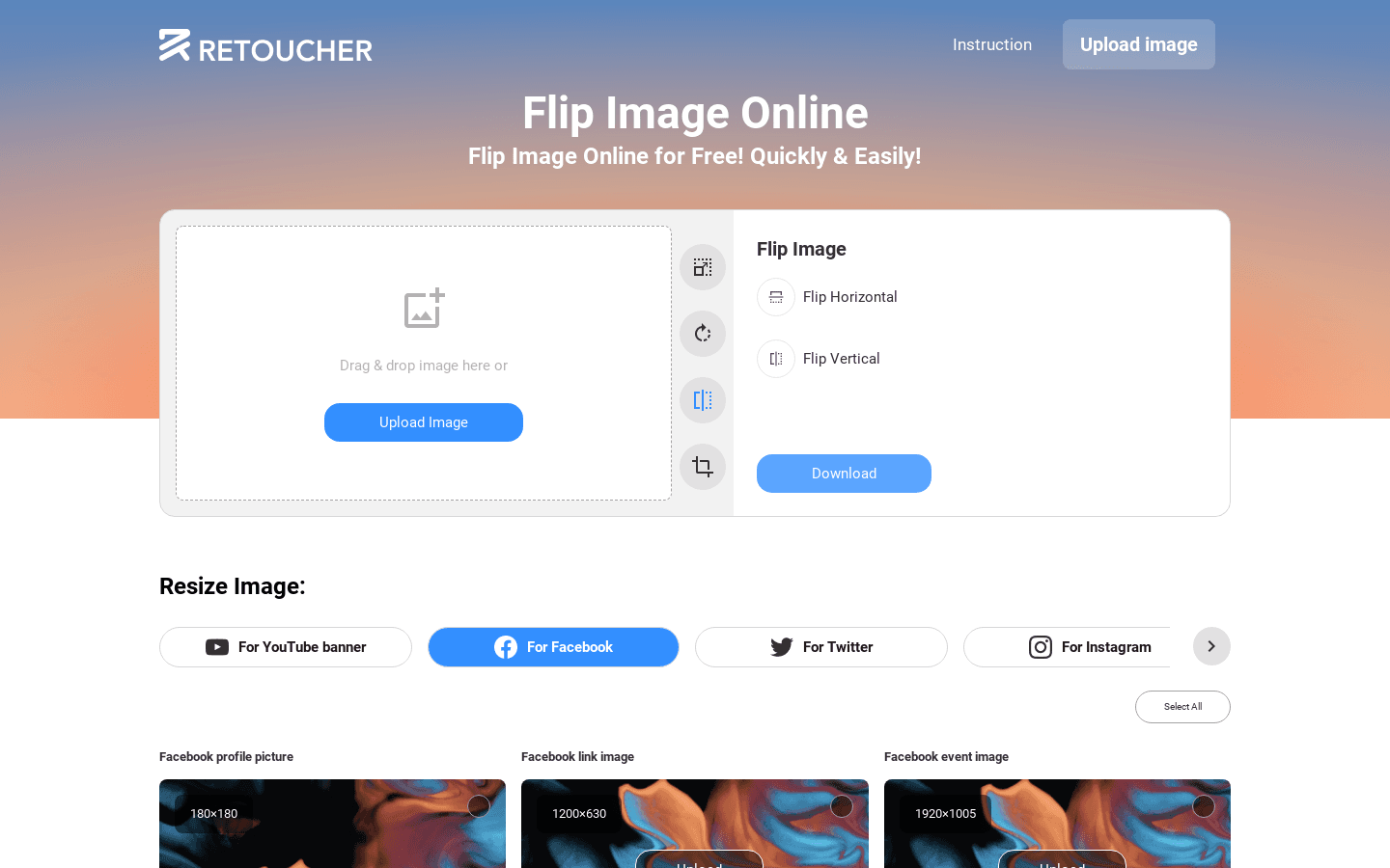 Flip Image & Mirror Photo preview